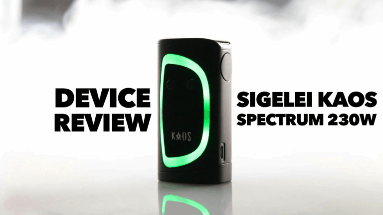 Sigelei Kaos Spectrum 230W TC Review
