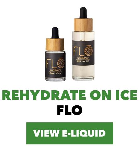 FLO Rehydrate on Ice e-liquid bottle
