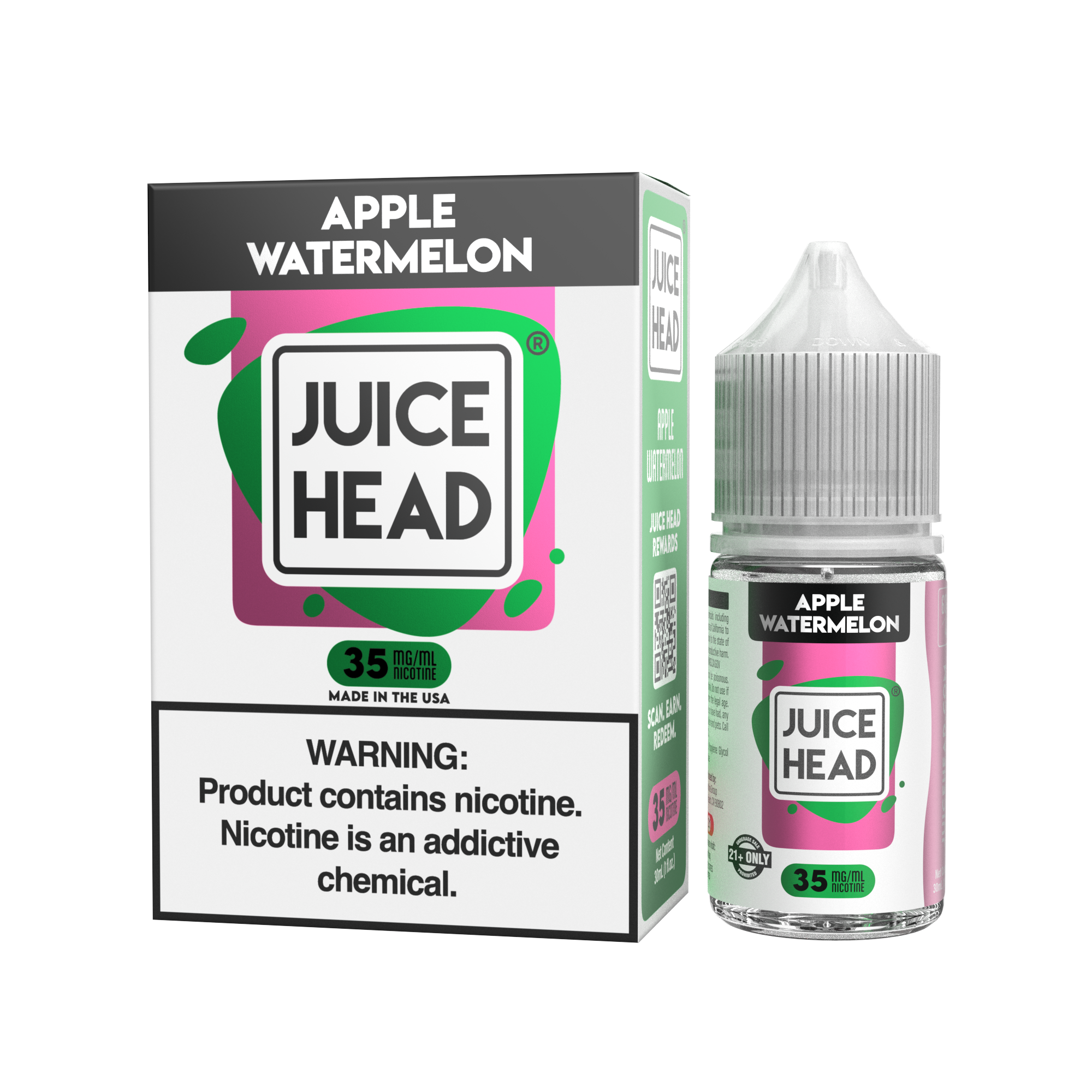 Juice Head Salt Apple Watermelon 30ml Nic Salt