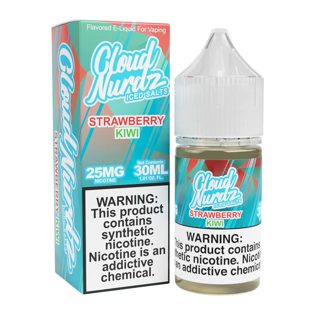Cloud Nurdz Iced Salts Strawberry Kiwi 30ml