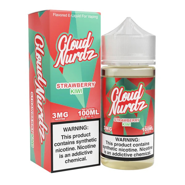 Cloud Nurdz Strawberry Kiwi 100ml Vape Juice