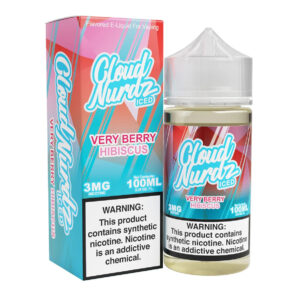 Cloud Nurdz Iced Very Berry Hibiscus 100ml Vape Juice