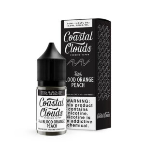 Coastal Clouds Iced Salt Blood Orange Peach Nic Salt 30ml