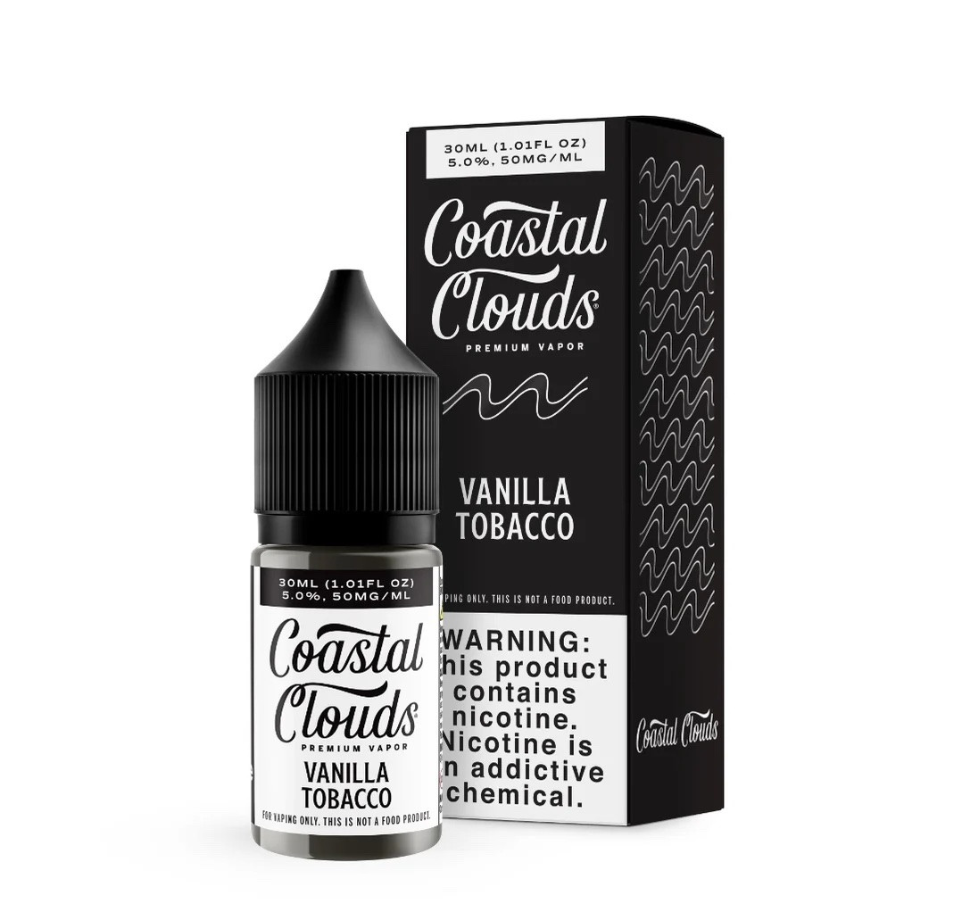 Coastal Clouds Salt Vanilla Tobacco Nic Salt 30ml