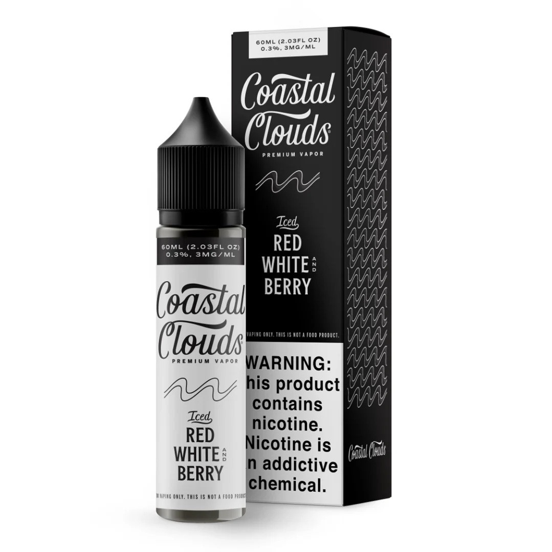 Coastal Clouds Red White and Berry Iced 60ml