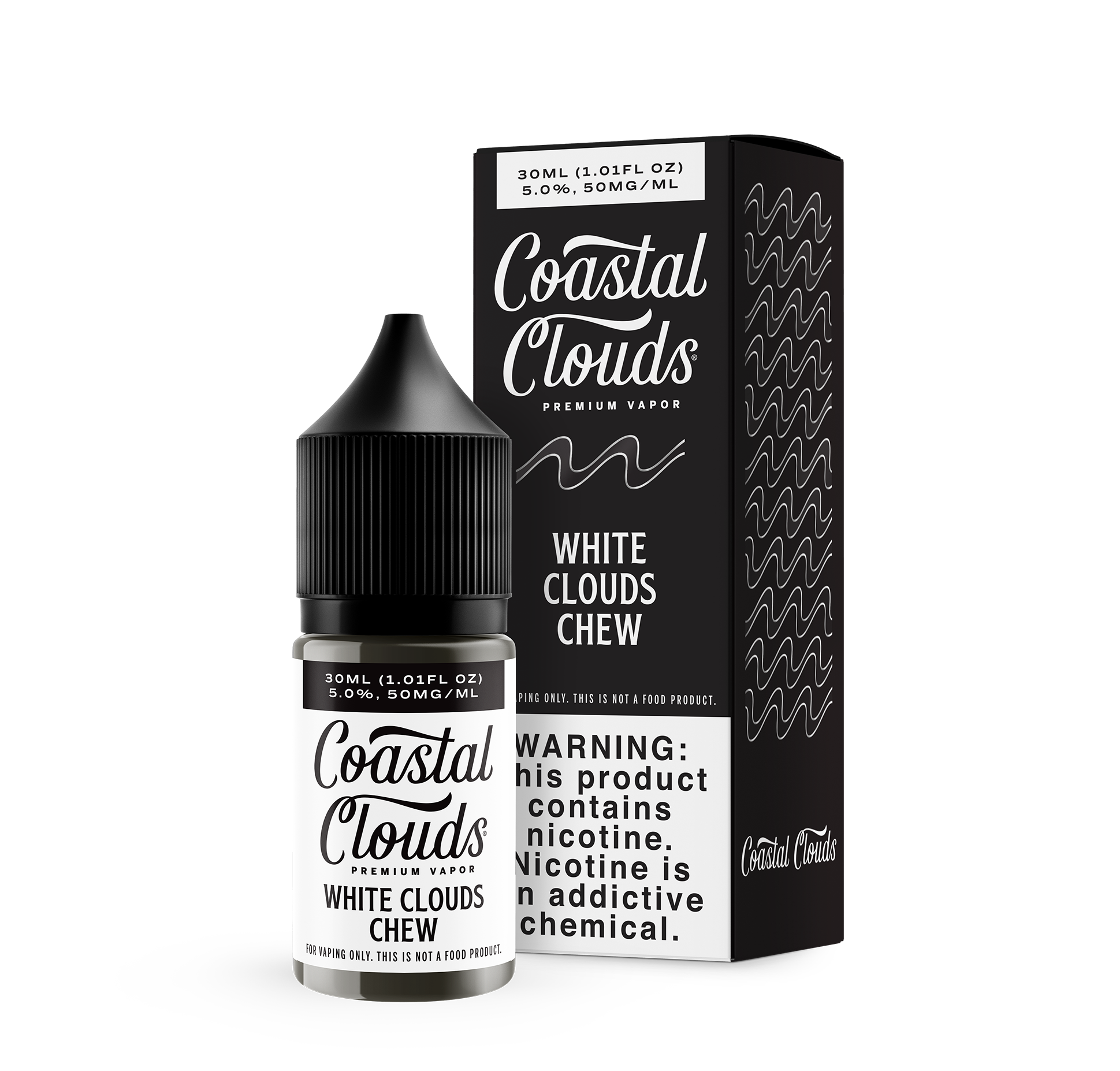 Coastal Clouds Salt White Clouds Chew 30ml Nic Salt
