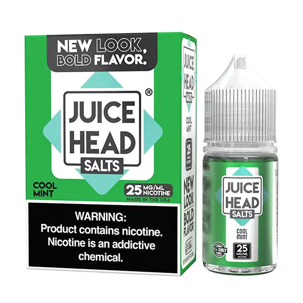 Juice Head Salt Cool Mint 30ML box and bottle