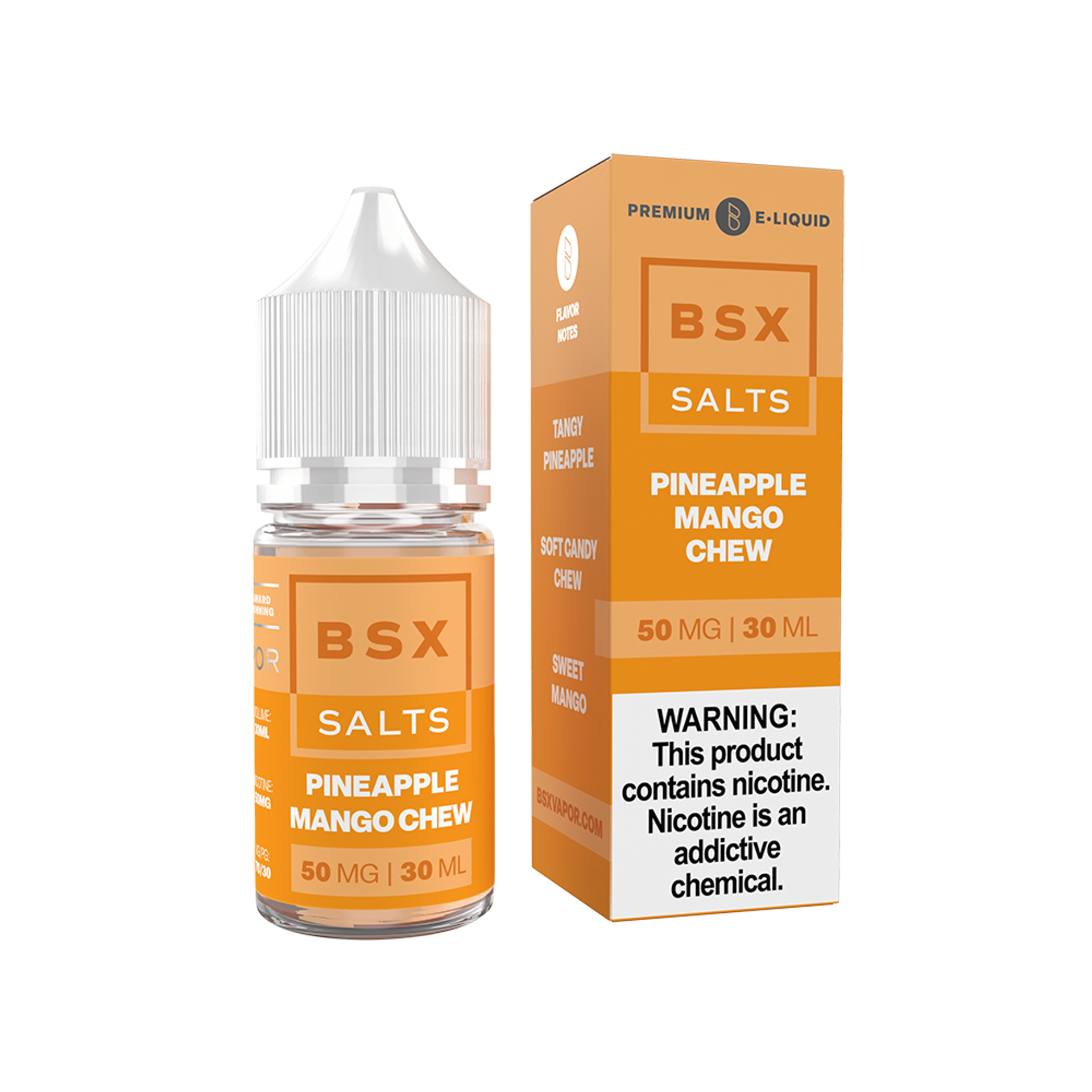 Glas BSX Salt Pineapple Mango Chew 30ml Nic Salt