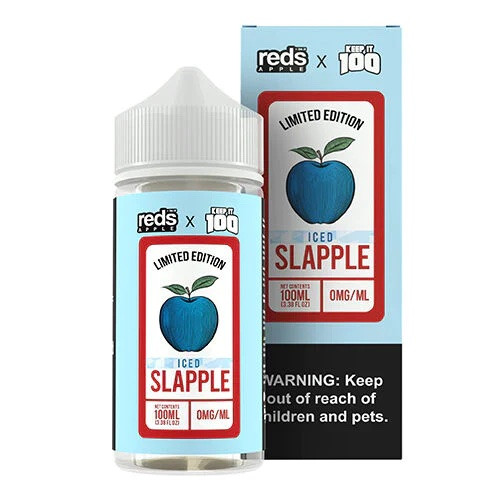 Reds x Keep It 100 - Iced Slapple 100ml Vape Juice