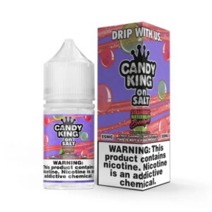 Candy King on Salt Strawberry Watermelon Bubblegum - 30ml Nic Salt