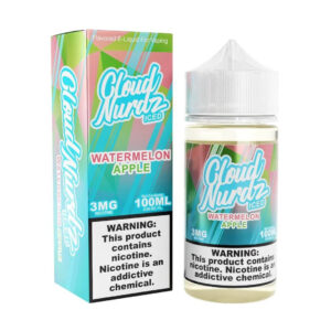Cloud Nurdz Iced Watermelon Apple 100ml Vape Juice