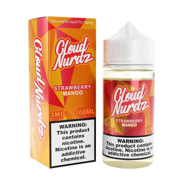 Cloud Nurdz Strawberry Mango 100ml Vape Juice