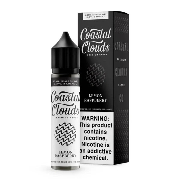 Coastal Clouds Lemon Raspberry Vape Juice 60ml