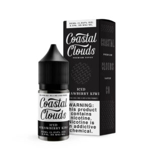 Coastal Clouds Salt Iced Strawberry Kiwi Nic Salt 30ml