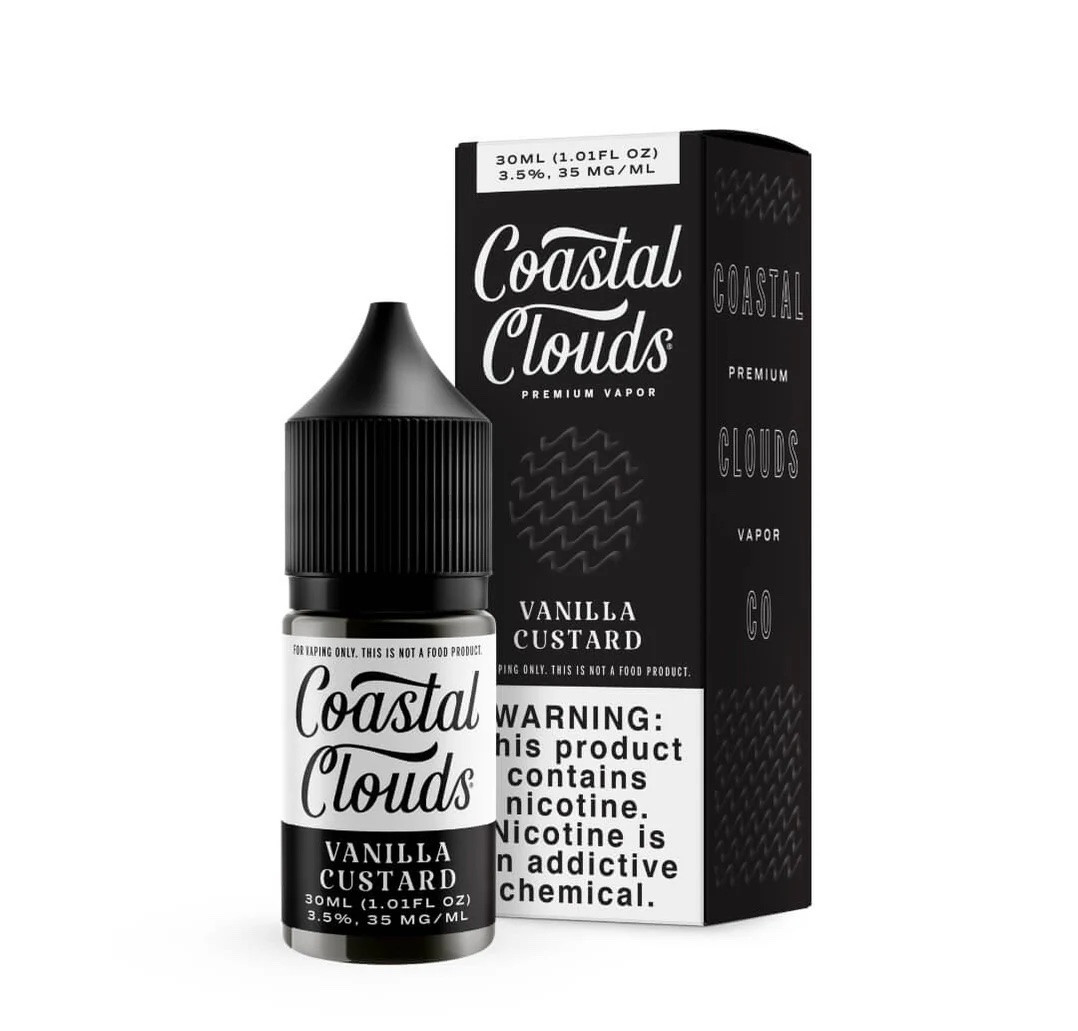 Coastal Clouds Salt Vanilla Custard Nic Salt 30ml