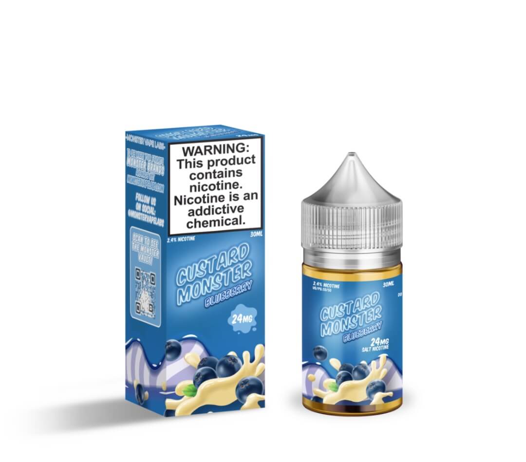 Custard Monster Salt Blueberry 30ml Nic Salt