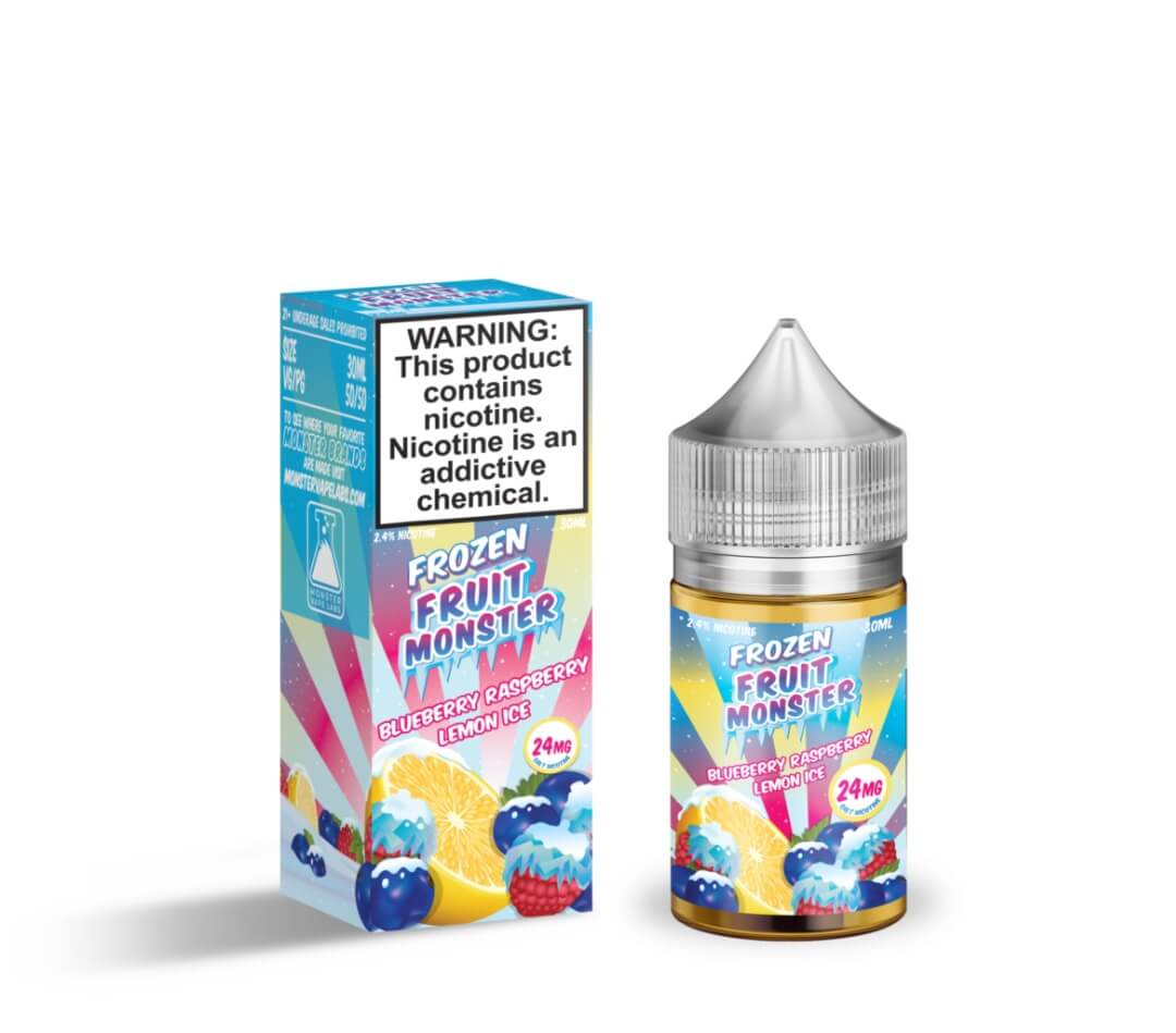 Frozen Fruit Monster Salt Blueberry Raspberry Lemon Ice 30ml Nic Salt