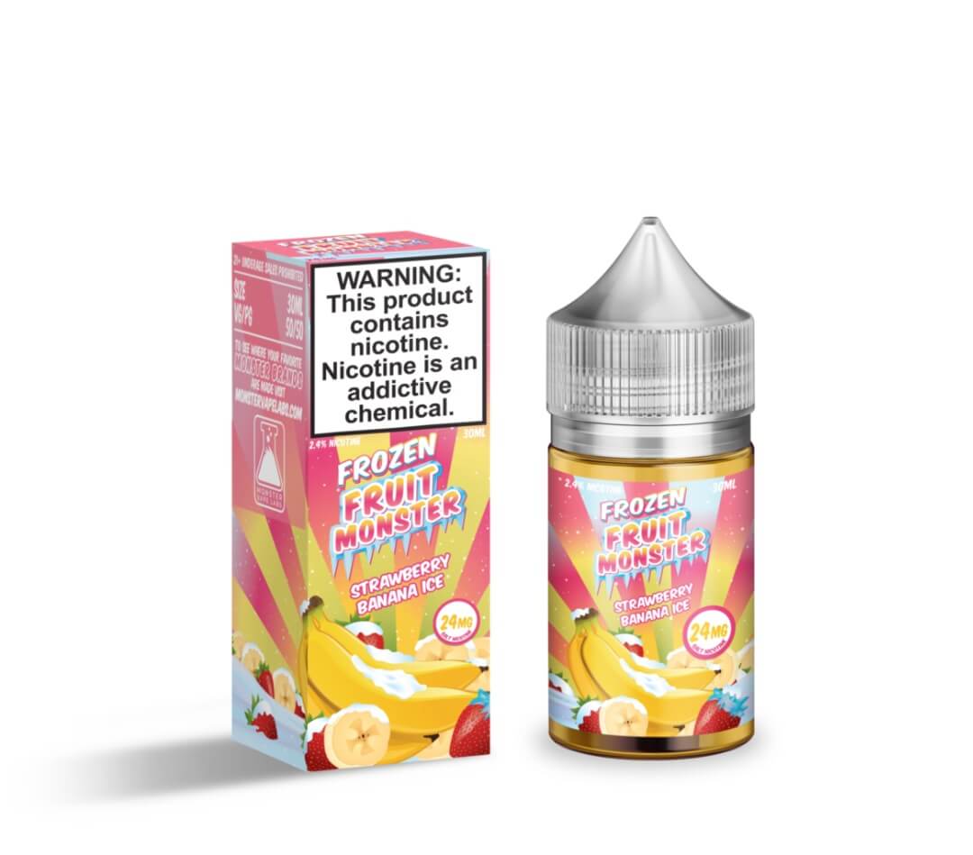 Frozen Fruit Monster Salt Strawberry Banana Ice 30ml Nic Salt