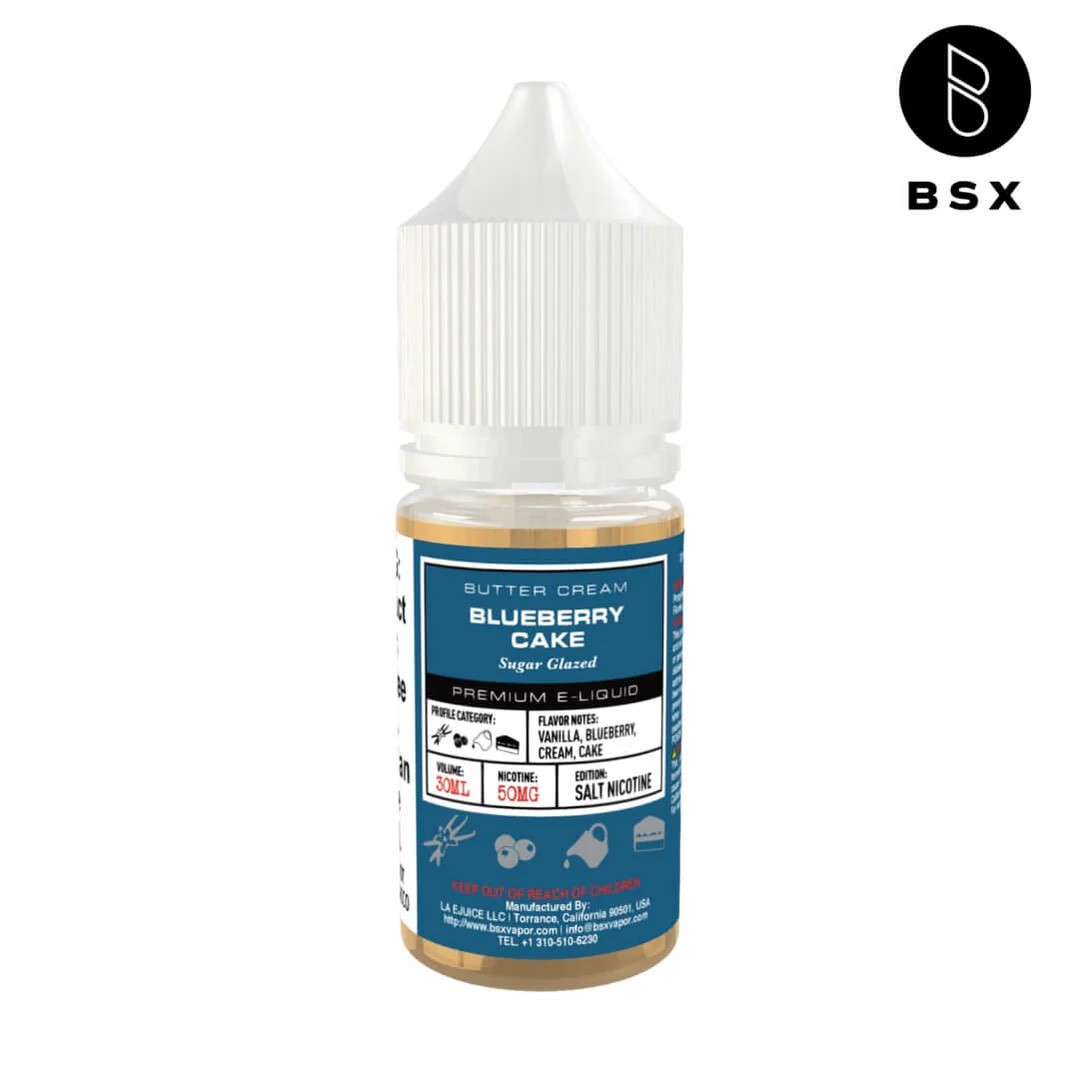 Glas BSX Salt Blueberry Cake 30ml Nic Salt