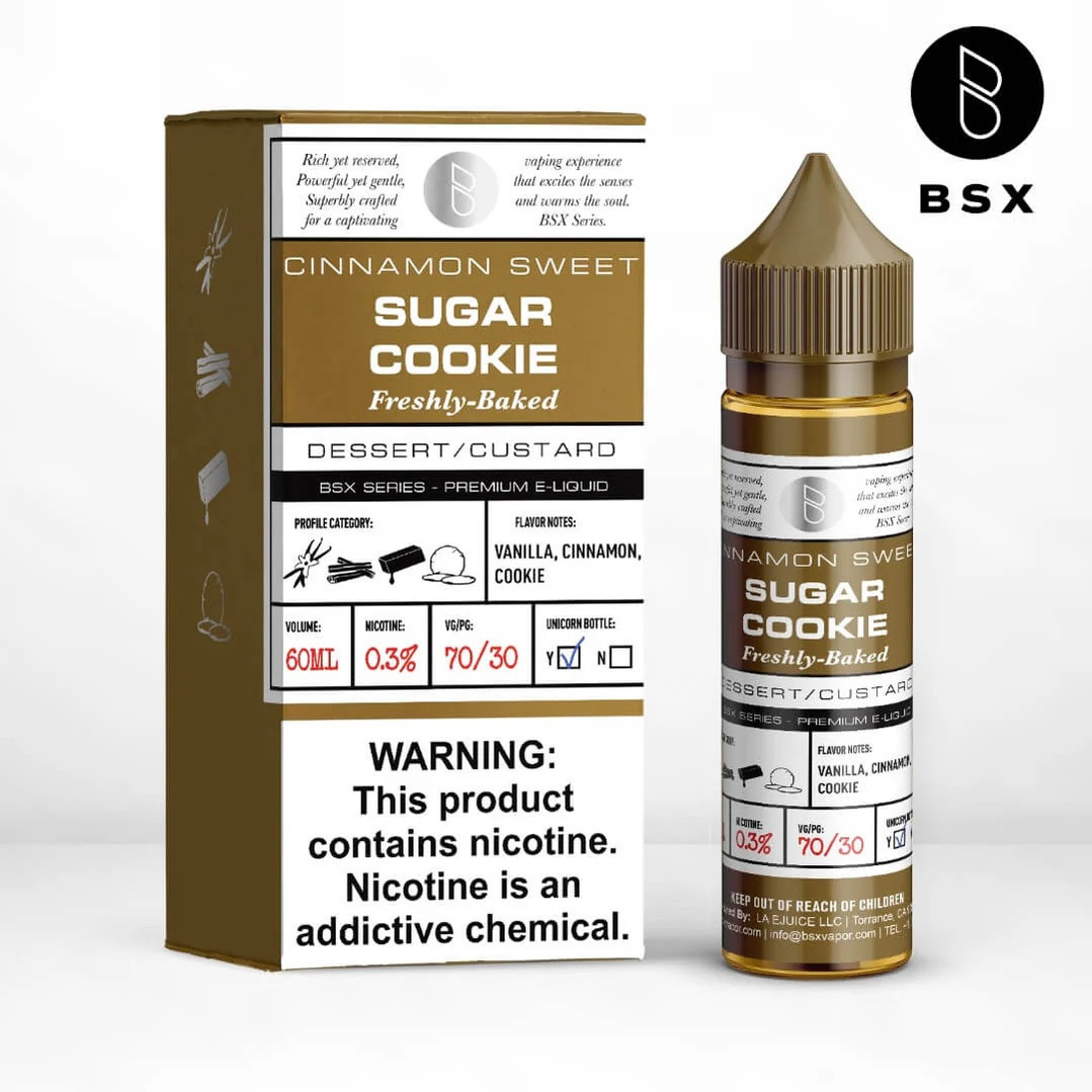 Glas BSX Sugar Cookie 60ml Vape Juice