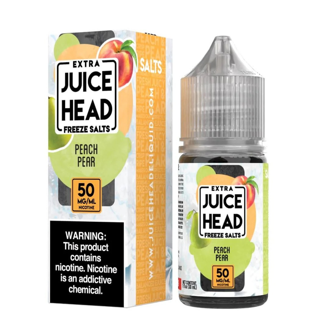 Juice Head Freeze Salts Peach Pear 30ml Nic Salt