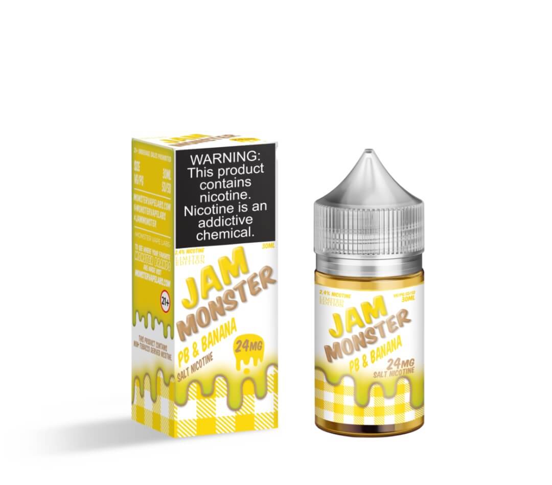 PB & Jam Monster Salt Banana 30ml Nic Salt