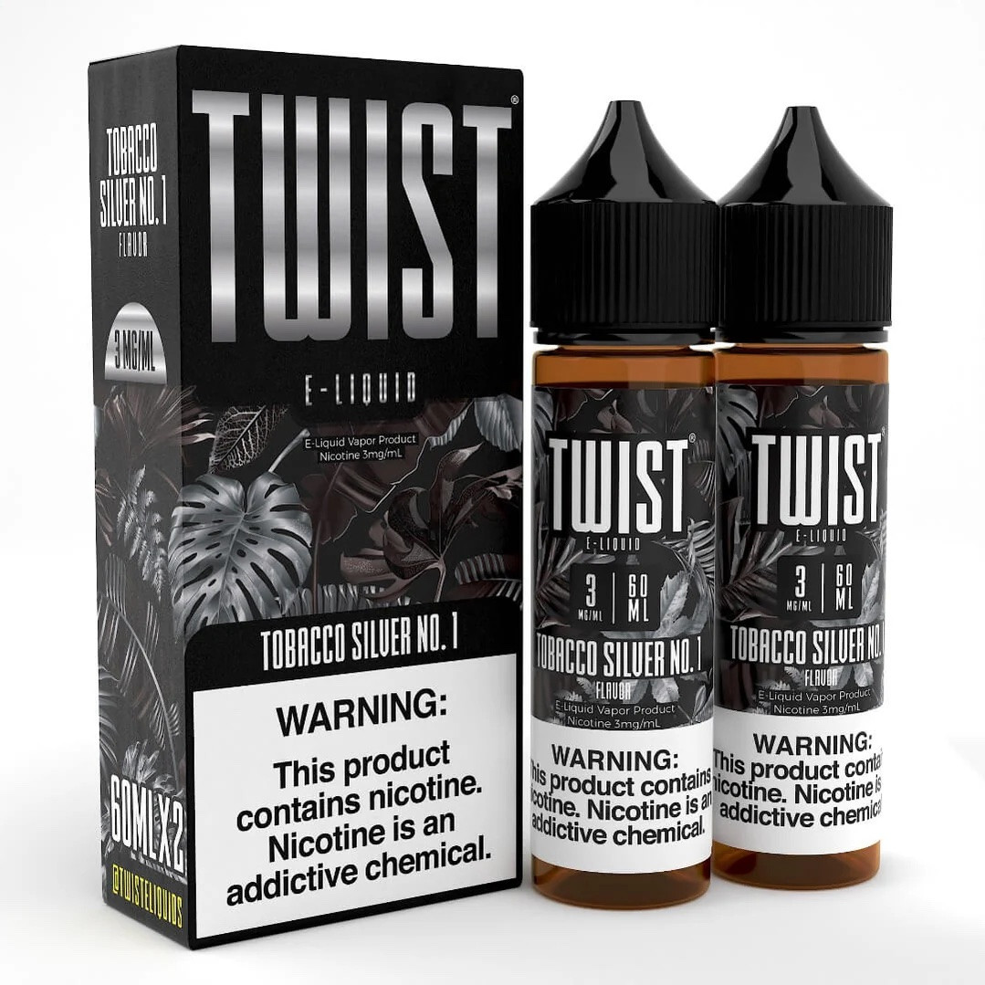 Twist e-Liquids Tobacco Tobacco Silver No. 1 - 120ml Vape Juice