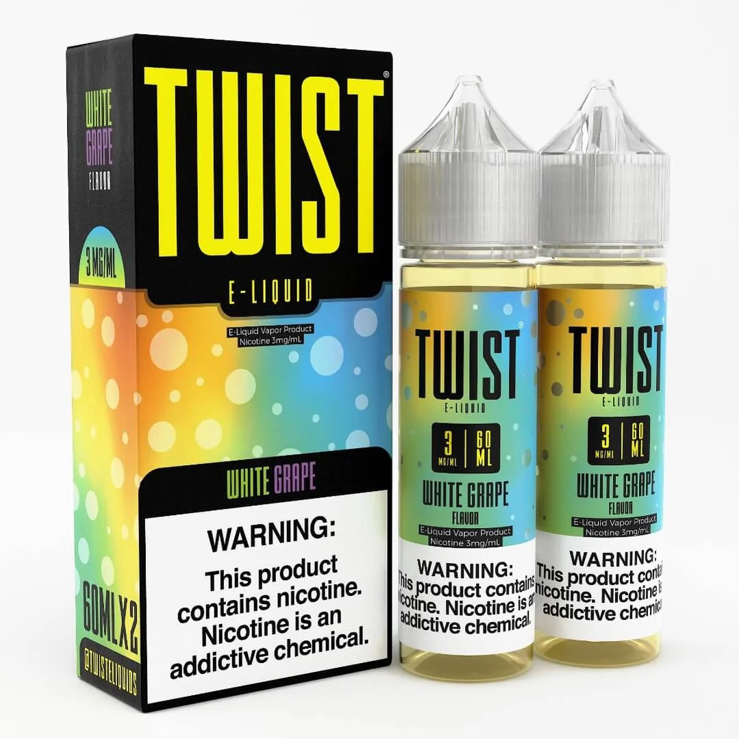 Twist e-Liquids White Grape - 120ml Vape Juice