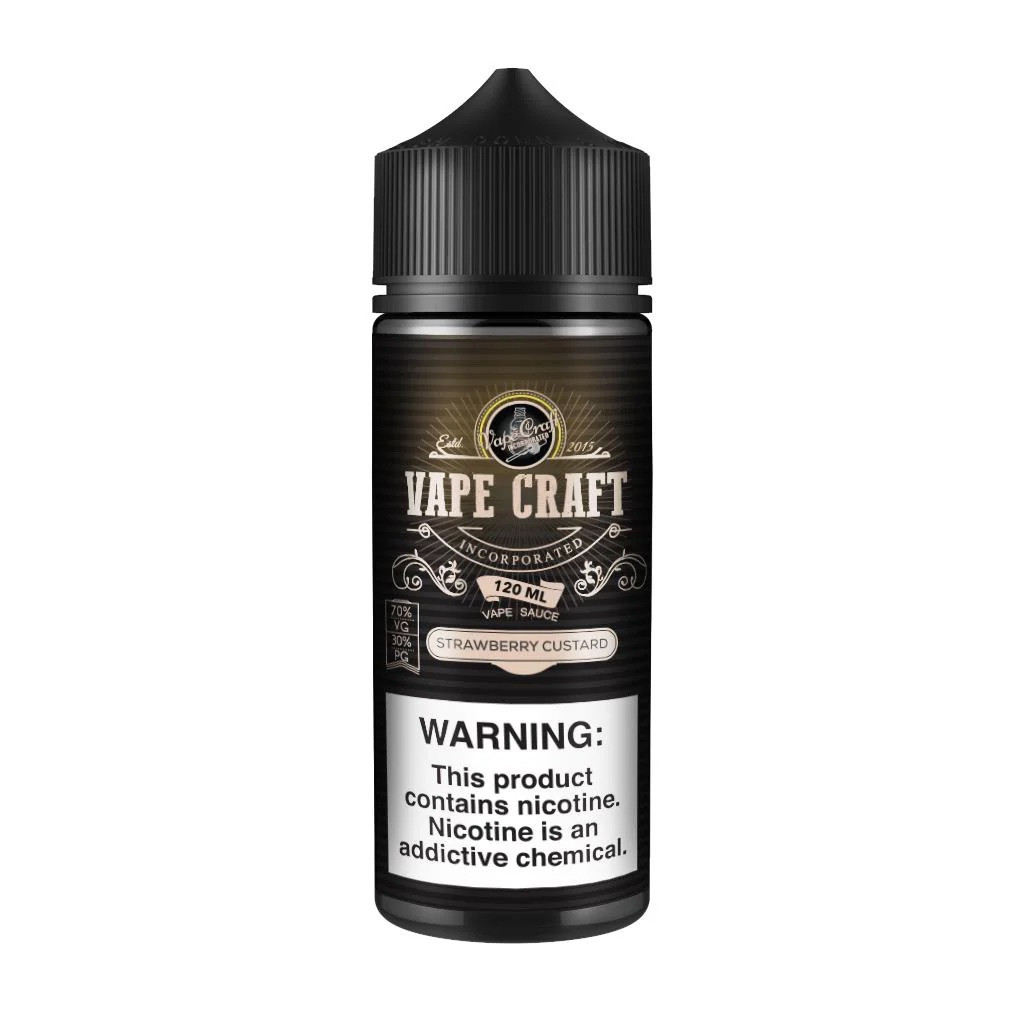 Vape Craft Strawberry Custard 120ml Vape Juice